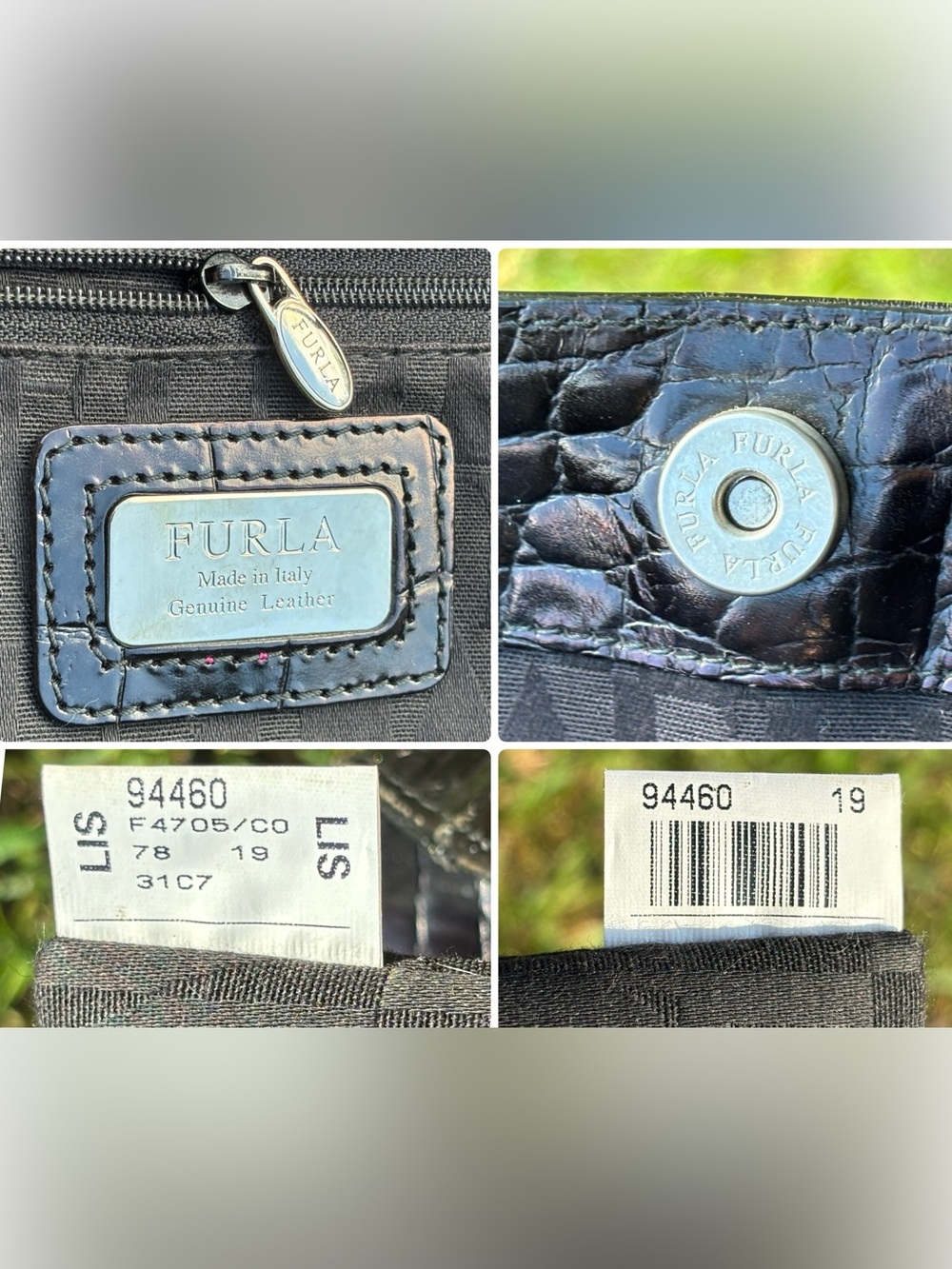 Furla Croc-Embossed Shoulder Bag - Picture 7 of 17